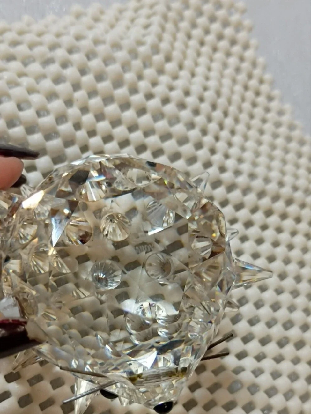 Swarovski Retired Summer  Meadow Hedgehog  Figurine EUC